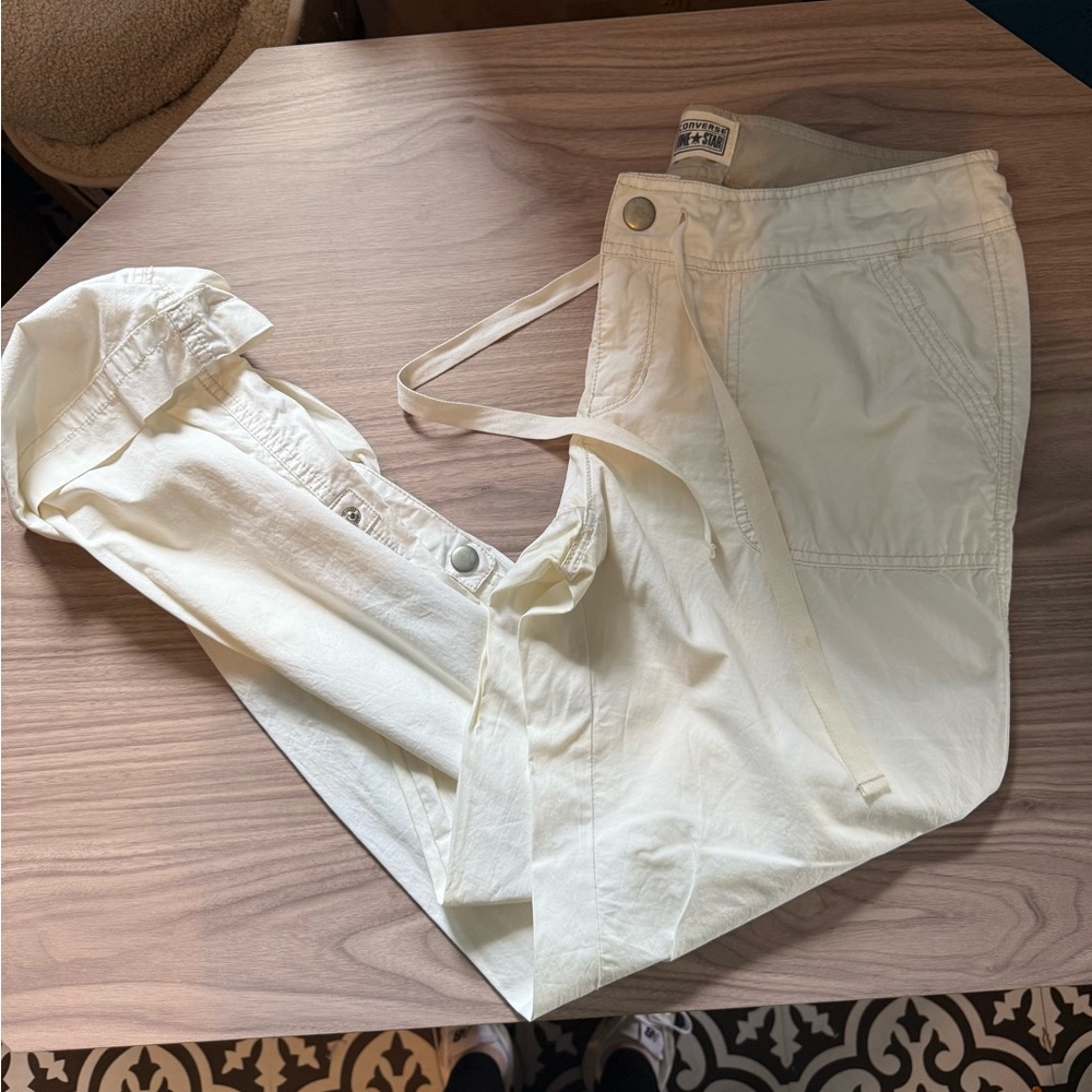 Converse One Star Cream Casual Pants New